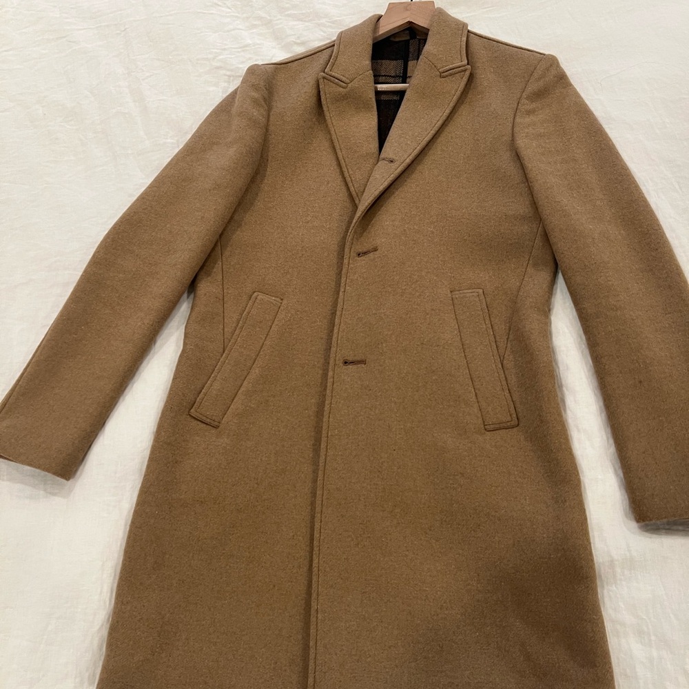 Billy Reid Camel Topcoat